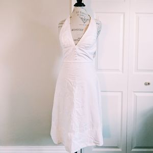 Vintage White Halter Dress